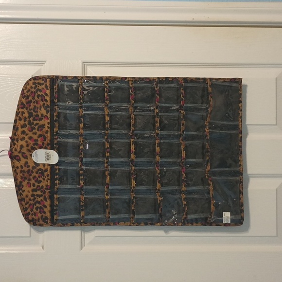 Jewelry Organizer 2 sided Totaling 66 Pockets. Made by Tri-Coastal Design. - Picture 2 of 4